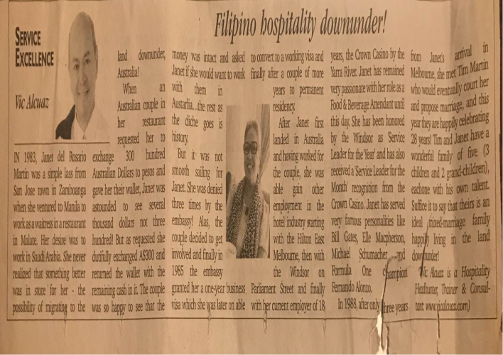 Filipino Hospitality Downunder